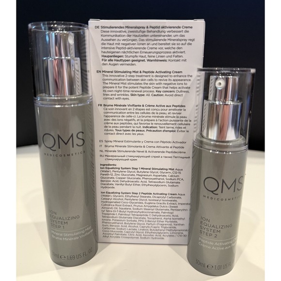 QMS • Advanced Ion Equalizing System • Mineral Mist• Peptide Cream • Fine Lines - Picture 3 of 5